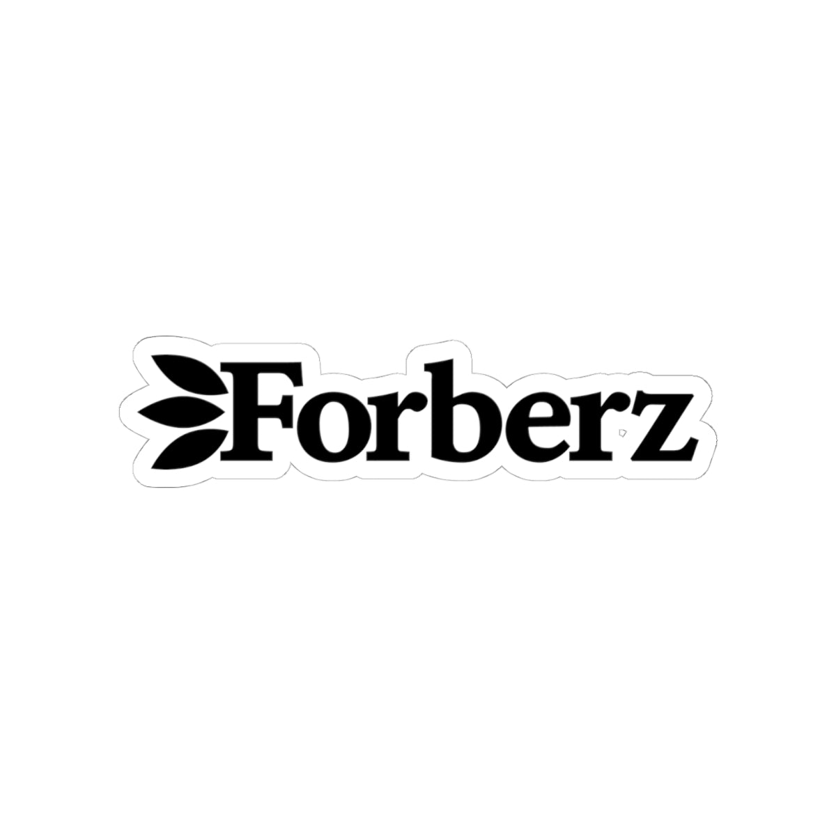 Forberz Logo Sticker - Black