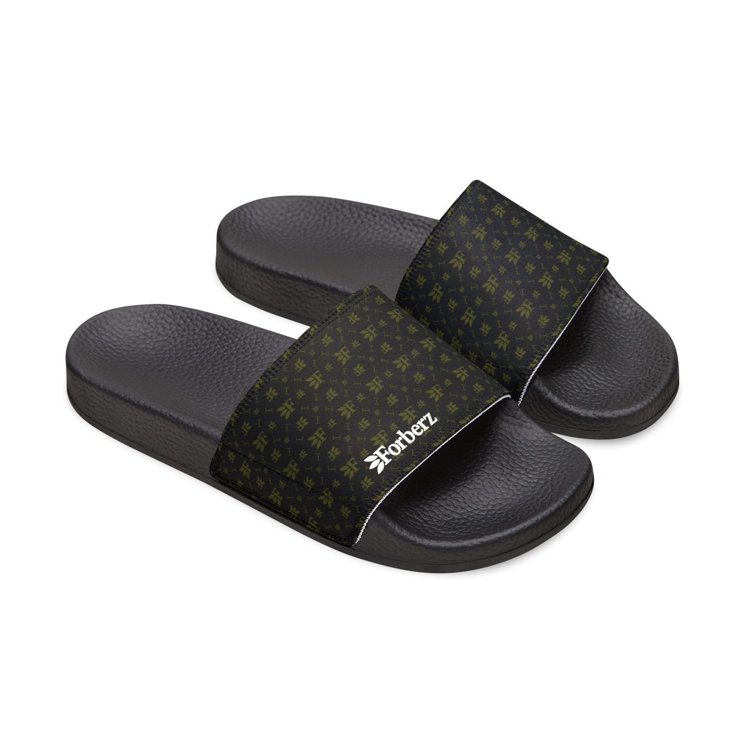 Forberz Removable-Strap Sandals - Black w/Gold Pattern - Classic