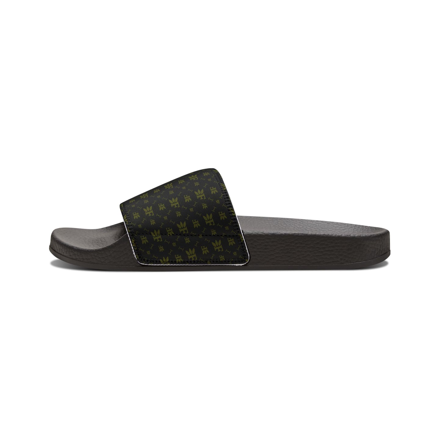 Forberz Removable-Strap Sandals - Black w/Gold Pattern - Classic