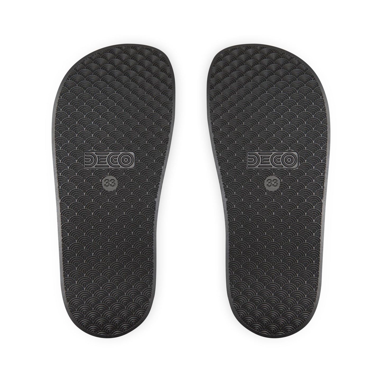 Forberz Removable-Strap Sandals - Black w/Gold Pattern - Classic