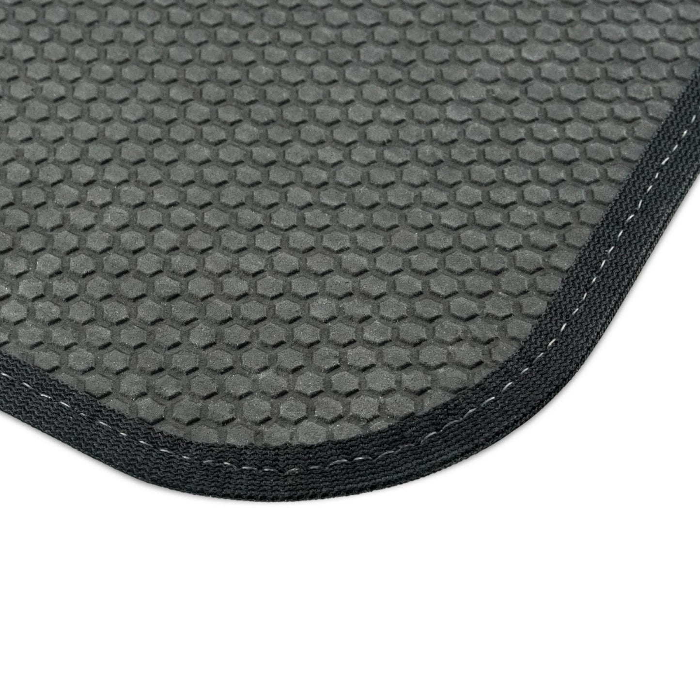 Forberz Car Mats Set of 4 - Black w/Gold Pattern - Classic
