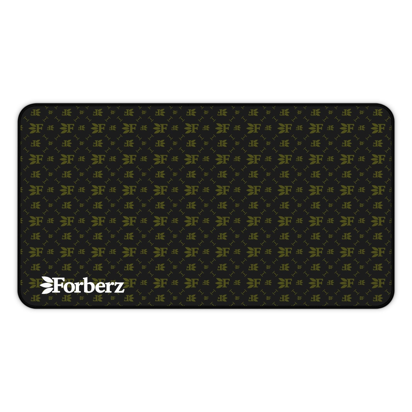 Forberz Desk Mat - Black w/Gold Pattern - Classic