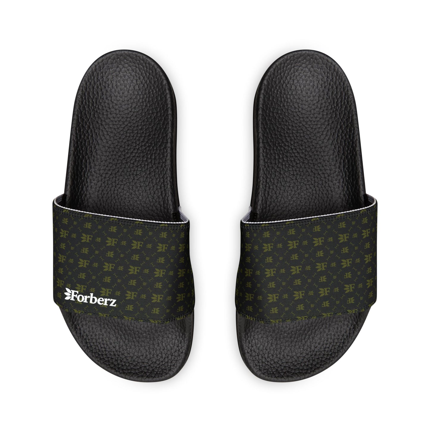 Forberz Removable-Strap Sandals - Black w/Gold Pattern - Classic