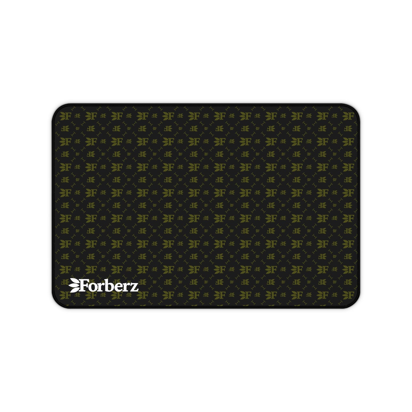 Forberz Desk Mat - Black w/Gold Pattern - Classic