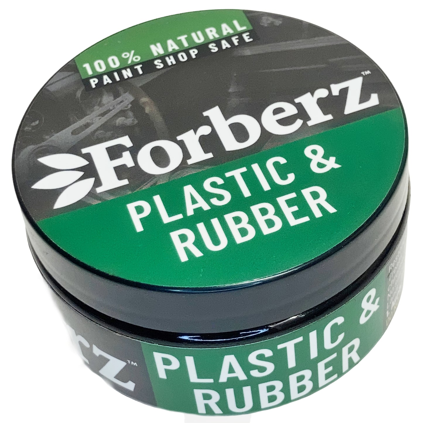 Forberz™ Plastic & Rubber (Ride Effect) easily restore and revive most weather and chemical damage on plastic, vinyl, and rubber parts, sun-faded and wax or polish-stained bumpers, black auto trim and garden furniture. 100% natural, non-toxic, based on honey extracts has no color, no smell, contains no silicones, no solvents, no animal fat.